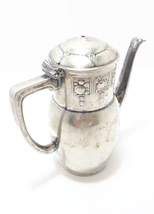 Antique Silver Plated Demitasse Coffee Pot
