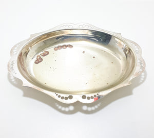 Vintage Oval Shaped Silver Plated Yeoman Serving Dish