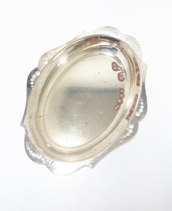 Vintage Oval Shaped Silver Plated Yeoman Serving Dish