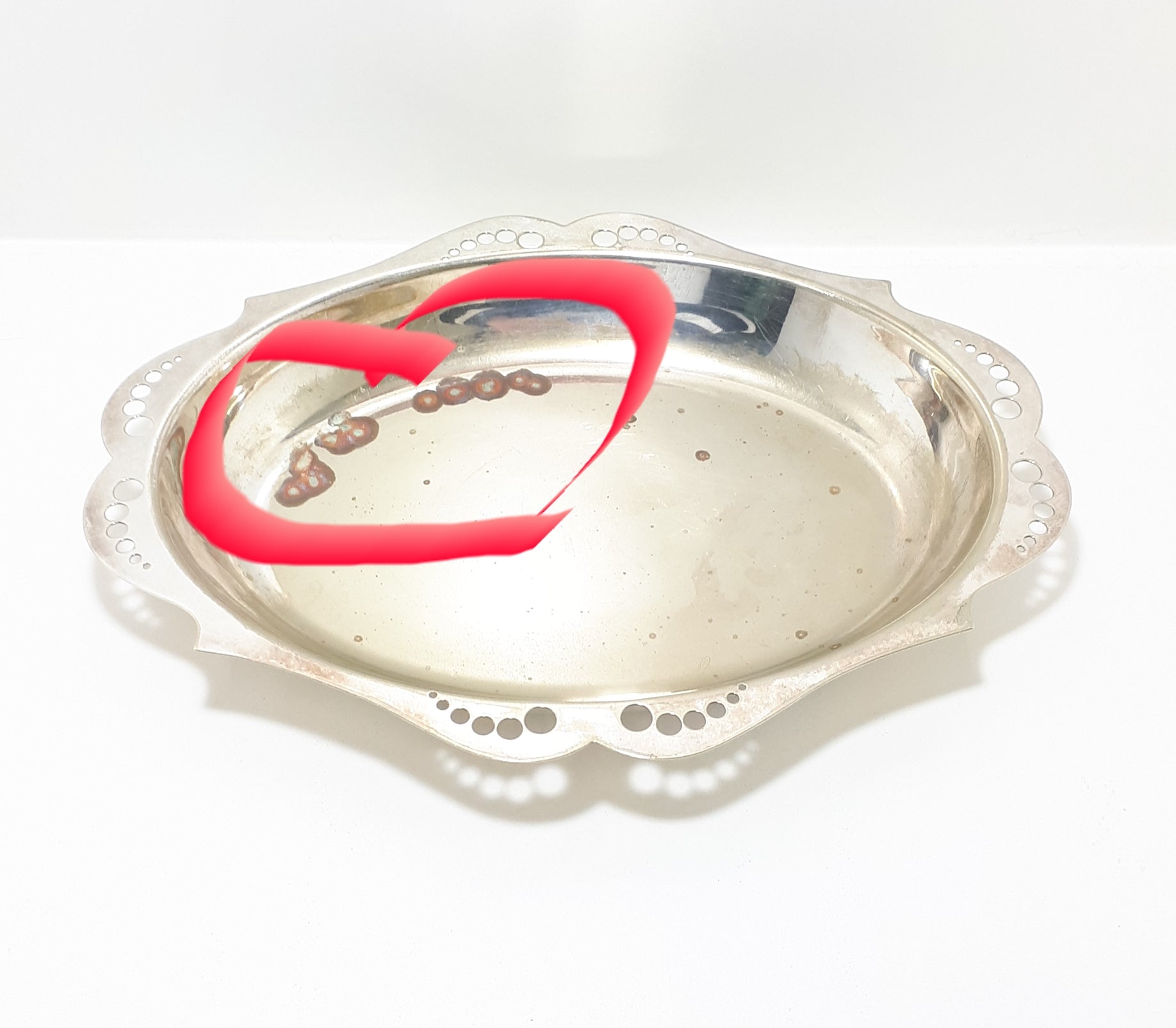 Vintage Oval Shaped Silver Plated Yeoman Serving Dish