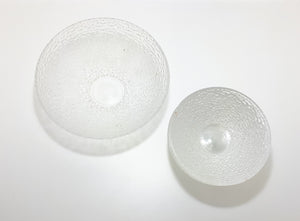 9 Piece Vintage Glass Dessert Set – Serving Bowl & 8 Dessert Bowls