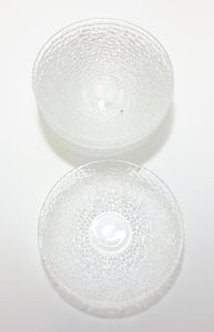 9 Piece Vintage Glass Dessert Set – Serving Bowl & 8 Dessert Bowls