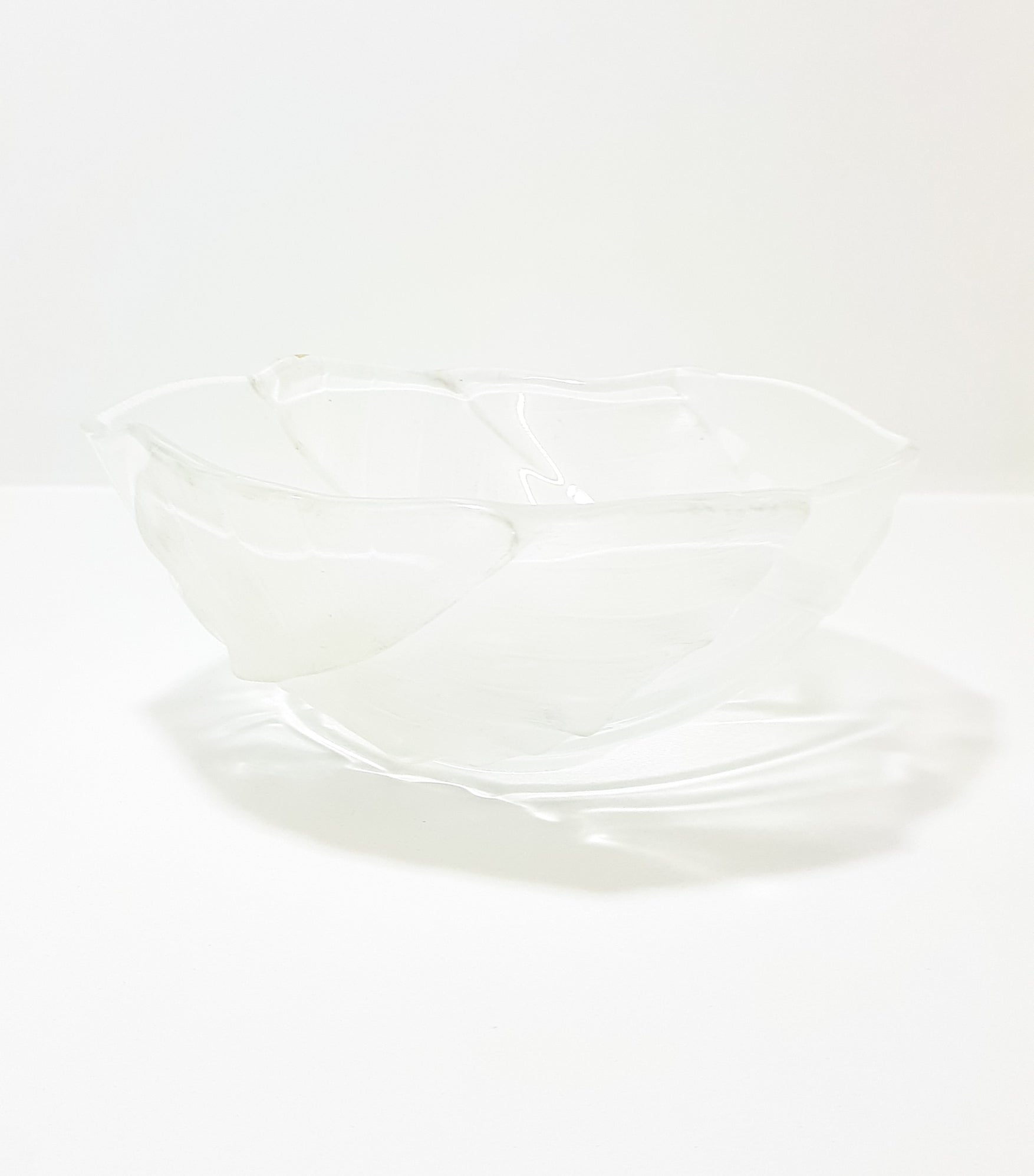 Vintage Glass Display Bowl