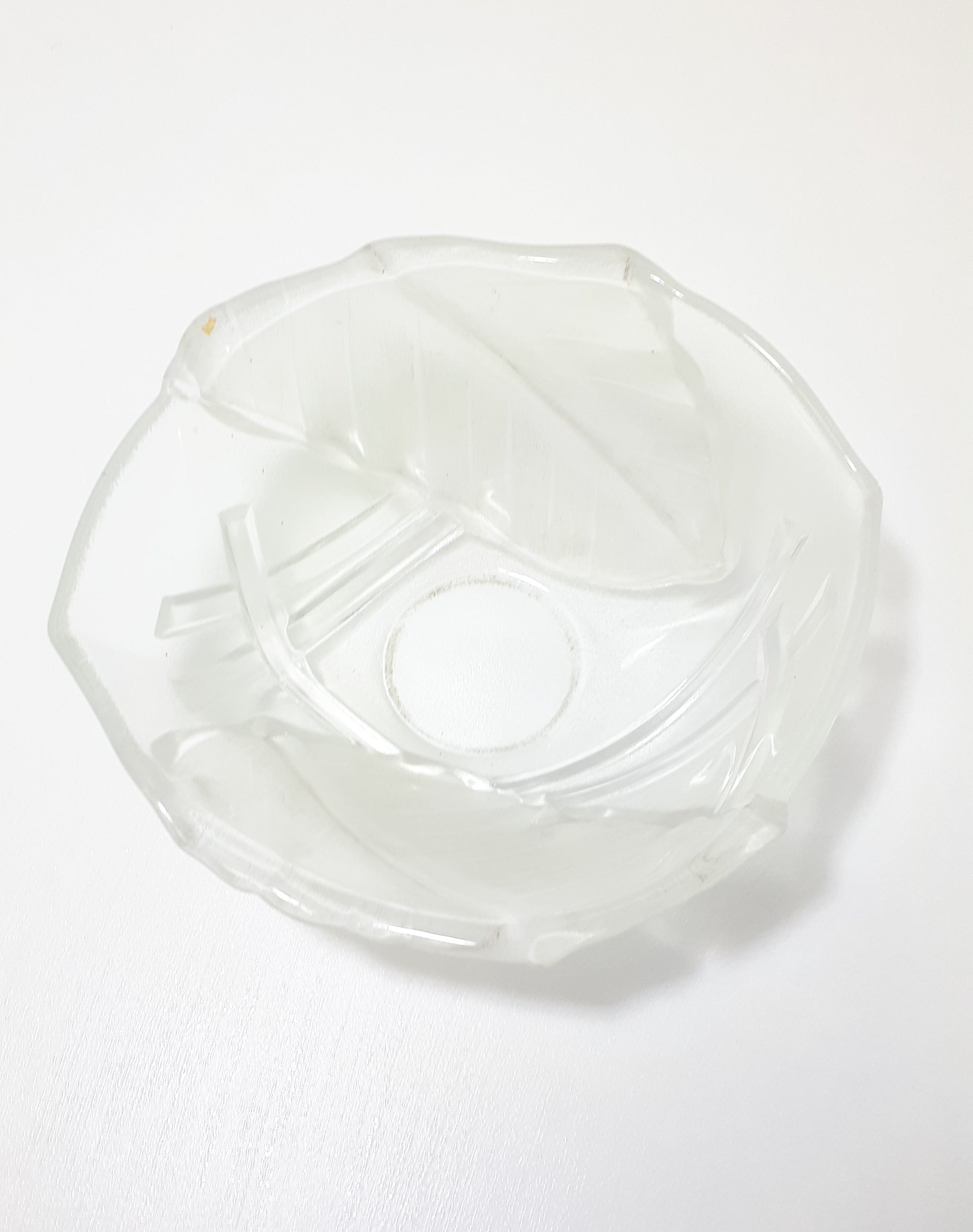 Vintage Glass Display Bowl