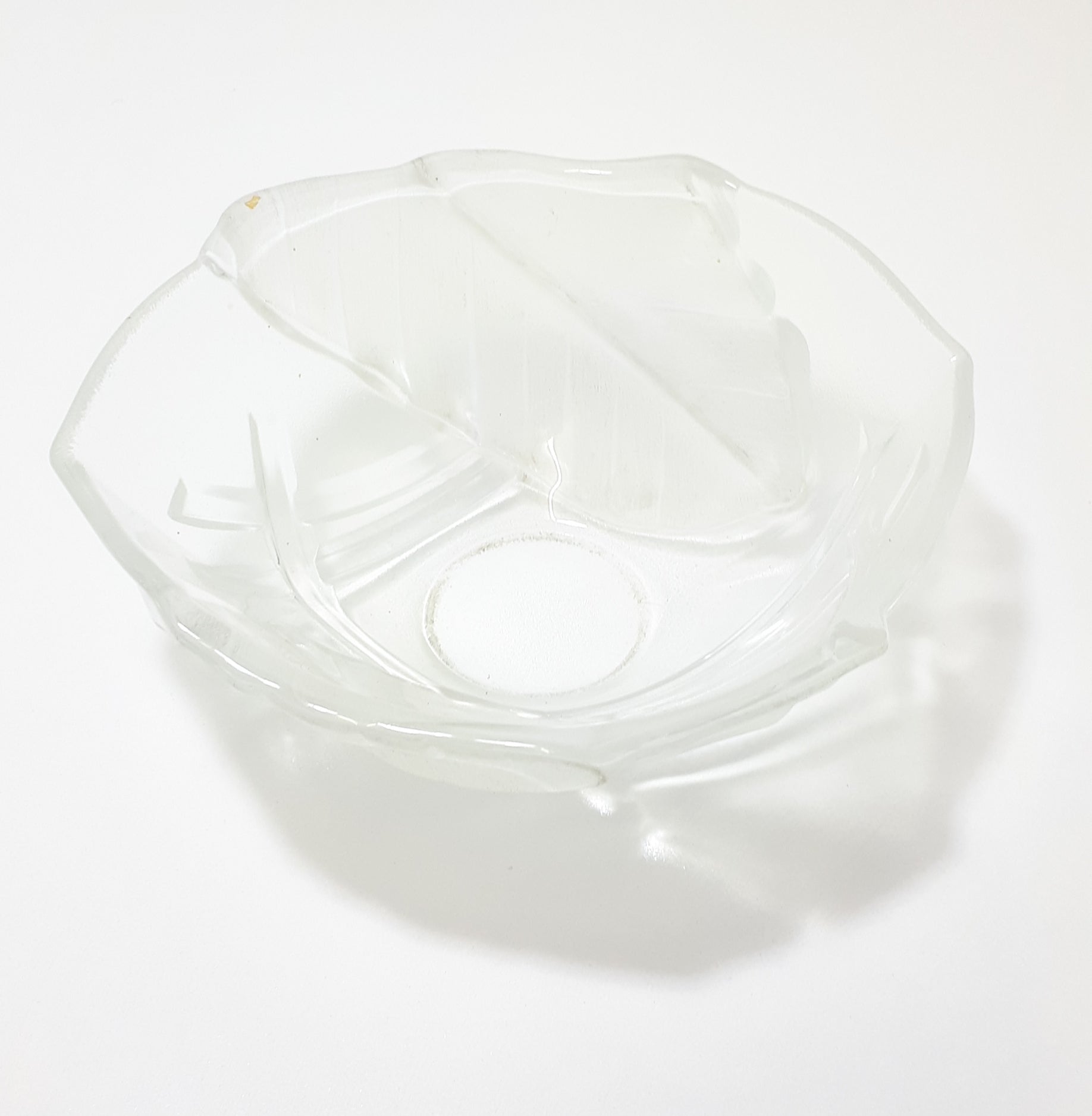 Vintage Glass Display Bowl
