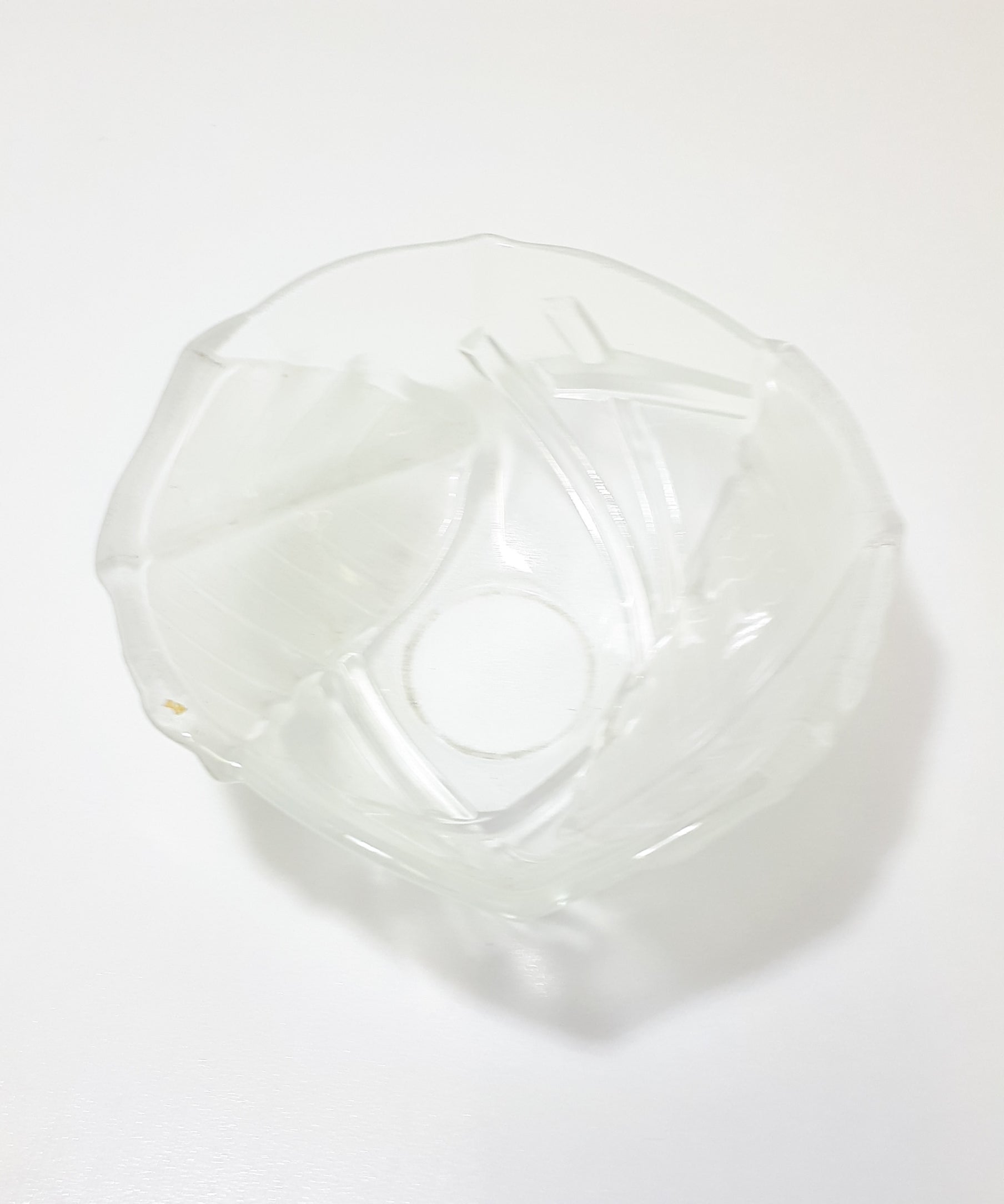 Vintage Glass Display Bowl
