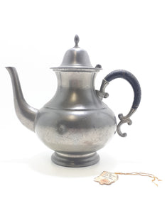 Vintage Dutch Kurz & Co Pewter Tea Pot