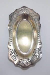 Vintage Silver Plated Reticulated Pierced Van Riebeeck Plate Presentation Dish