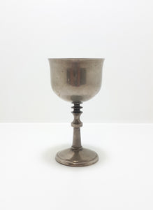 Vintage Silver Plated Wine Goblet