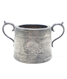 Antique Neoclassical Style Double Handle Sugar Bowl
