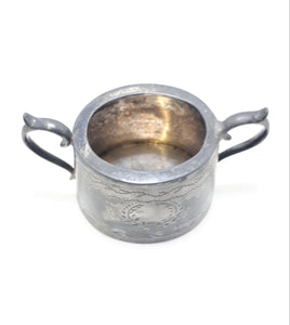 Antique Neoclassical Style Double Handle Sugar Bowl
