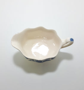 Ceramic Johnson Bros “Old Britain Castles” Blue Sauce / Gravy Boat