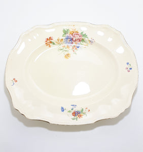 Large Vintage 1930’s Marquis Shaped Alfred Meakin Serving Platter – Brighton Pattern