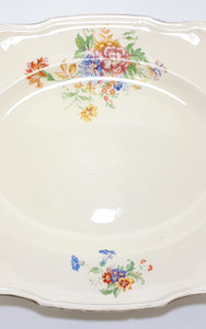 Large Vintage 1930’s Marquis Shaped Alfred Meakin Serving Platter – Brighton Pattern