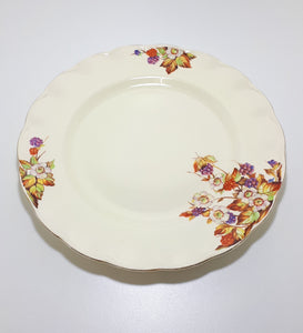 Vintage c.1936-54 Grindley Creampetal Dinner Plate – Unknown Pattern