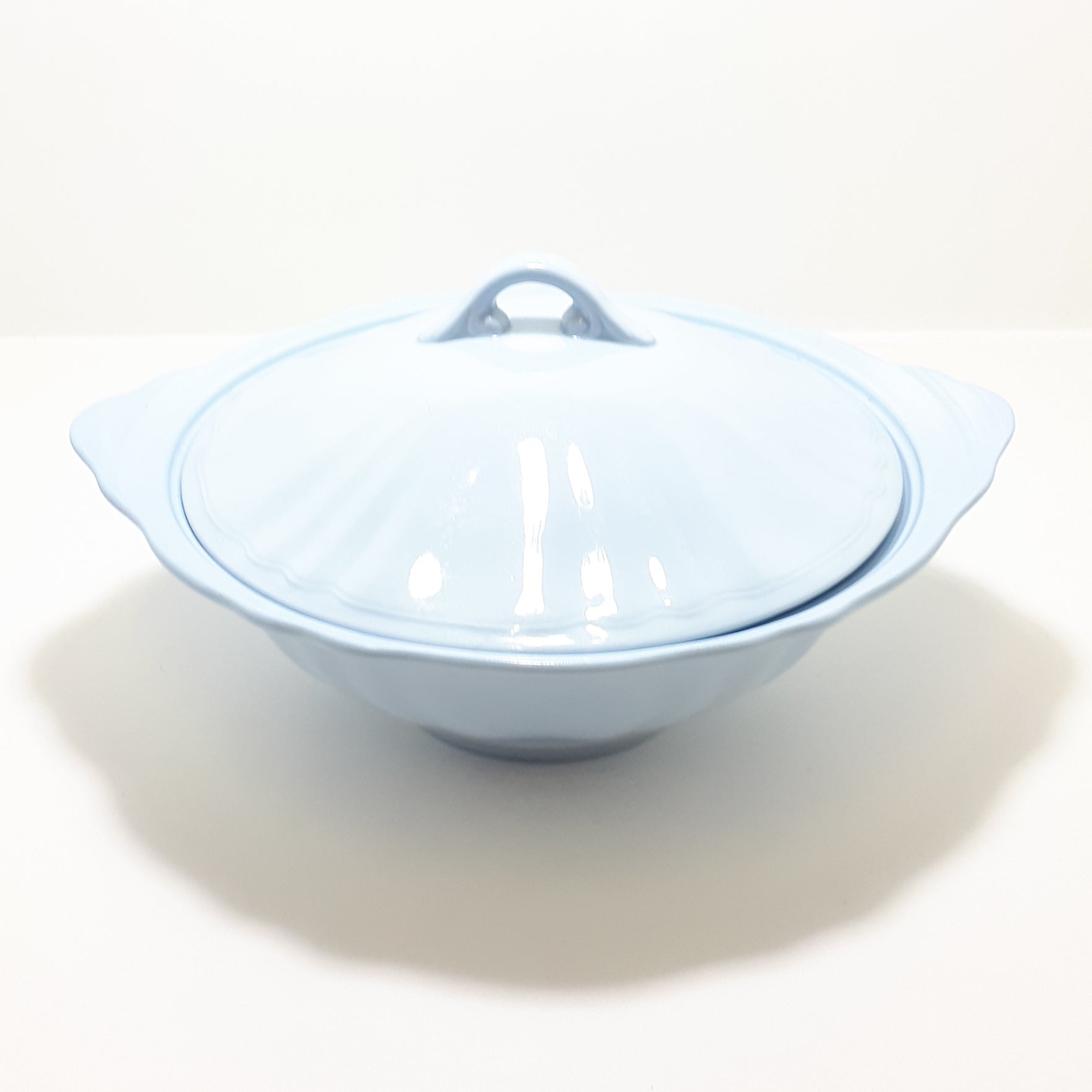 Vintage 1940’s J&G Meakin Sky Blue Vegetable Tureen – Celeste Pattern