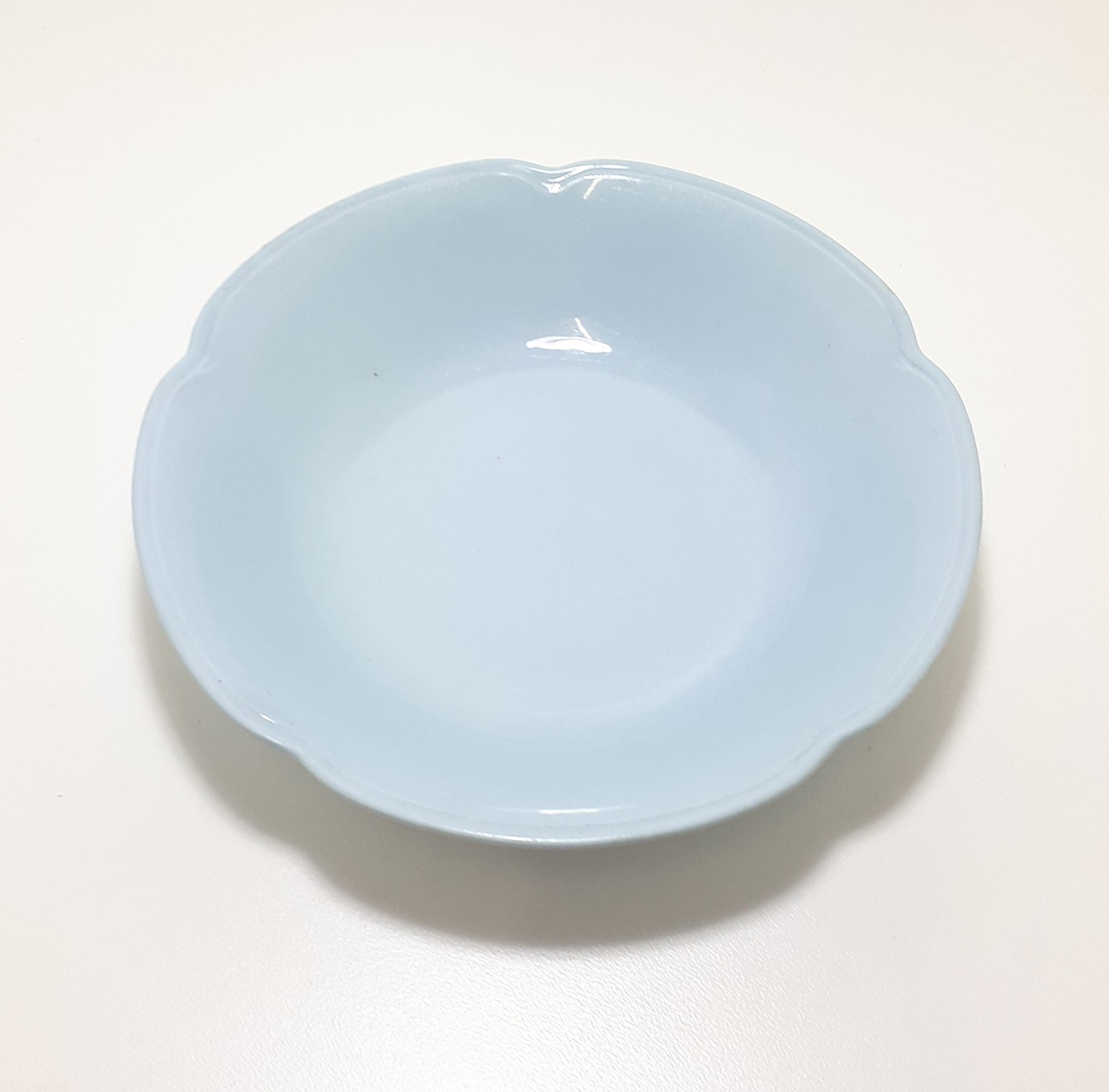 Vintage Johnson Bros Greydawn Soup Bowl – Sky Blue