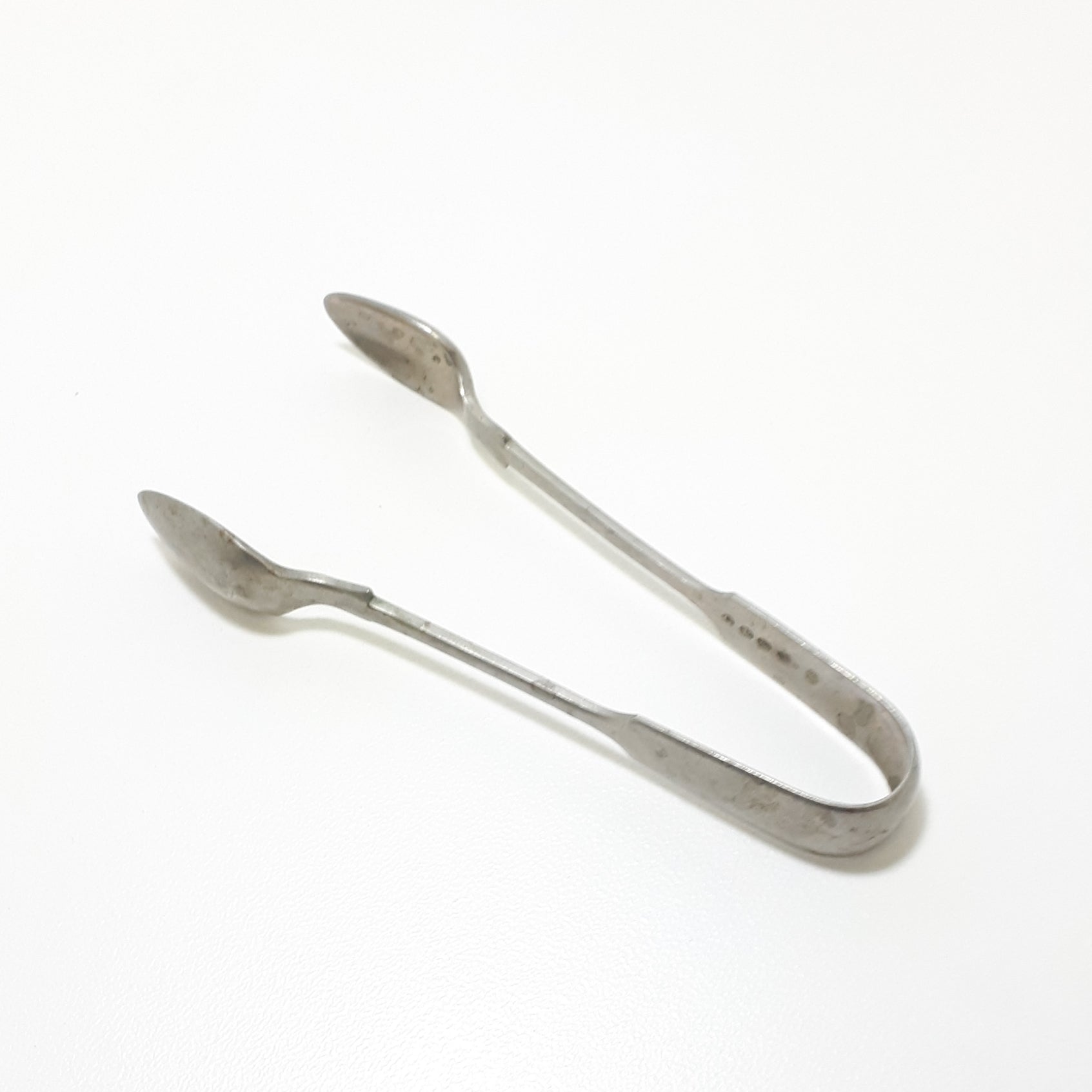 1855-1900 Antique Silver Plated Charles Ellis & Co. Sheffield Sugar Nips / Tong