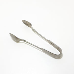 1855-1900 Antique Silver Plated Charles Ellis & Co. Sheffield Sugar Nips / Tong