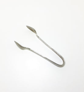 1855-1900 Antique Silver Plated Charles Ellis & Co. Sheffield Sugar Nips / Tong