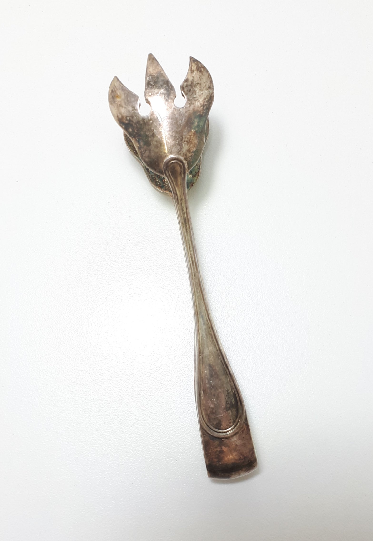 Vintage Olri (Rino Greggio) Italian Silver Plated Ice Tongs