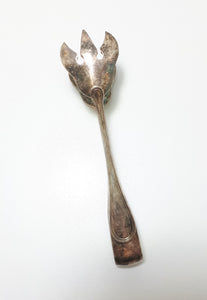 Vintage Olri (Rino Greggio) Italian Silver Plated Ice Tongs