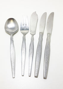 50 Piece Vintage Stainless Steel Eetrite Cutlery Set – Peeress Handle Design