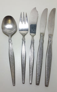 50 Piece Vintage Stainless Steel Eetrite Cutlery Set – Peeress Handle Design