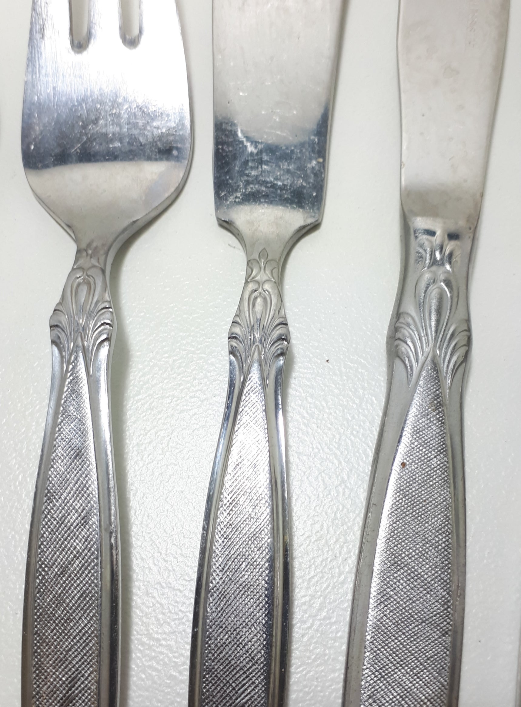 50 Piece Vintage Stainless Steel Eetrite Cutlery Set – Peeress Handle Design