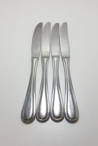 Set Of 4 Continental Edge Dinner Knives