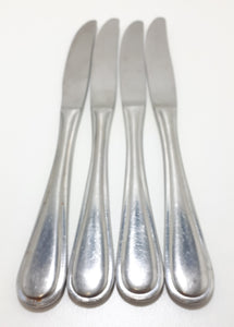 Set Of 4 Continental Edge Dinner Knives