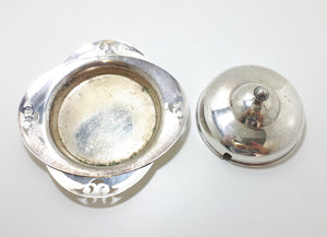 Unique Vintage 3 Piece Yeoman Plate Silver Plated Butter Dish