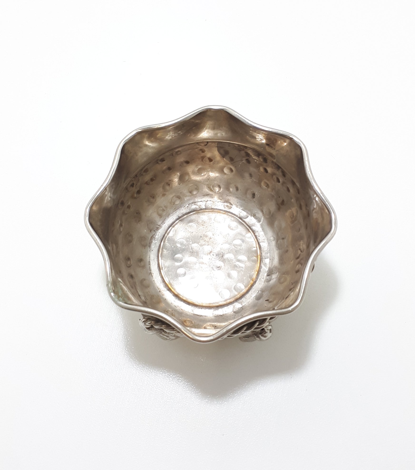 Small Vintage Silver Plated Cachepot