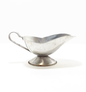 Vintage Stainless Steel Gravy / Sauce Boat