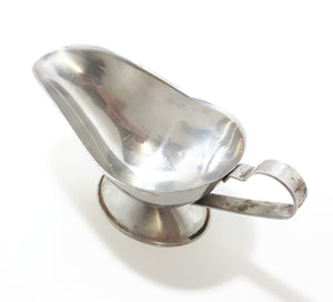Vintage Stainless Steel Gravy / Sauce Boat