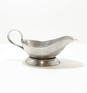 Vintage Stainless Steel Gravy / Sauce Boat