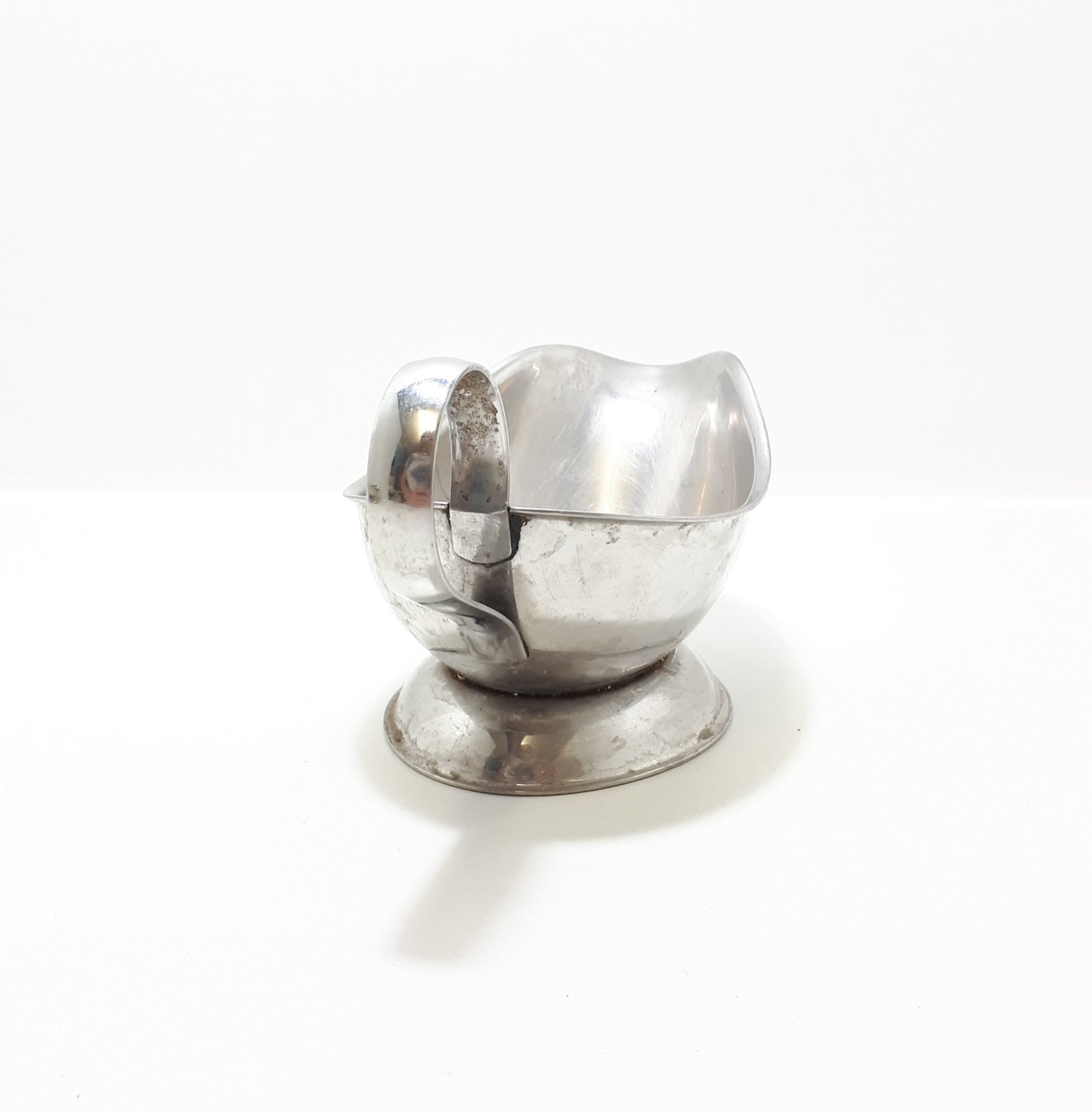 Vintage Stainless Steel Gravy / Sauce Boat