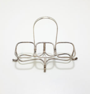 Vintage Silver Plated Cruet Stand