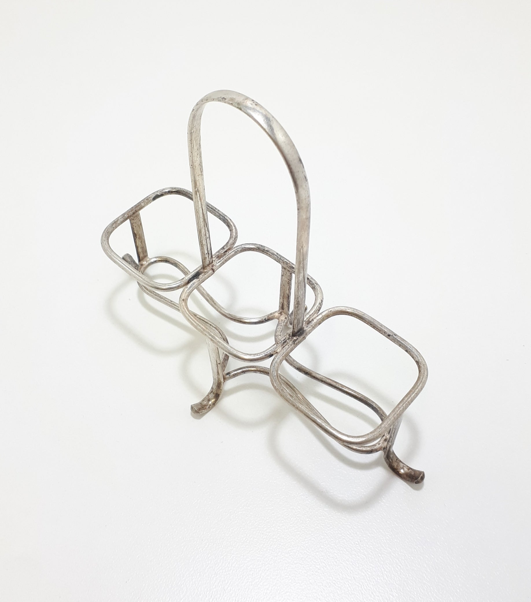 Vintage Silver Plated Cruet Stand
