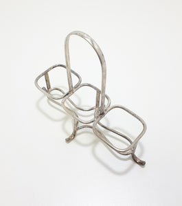 Vintage Silver Plated Cruet Stand