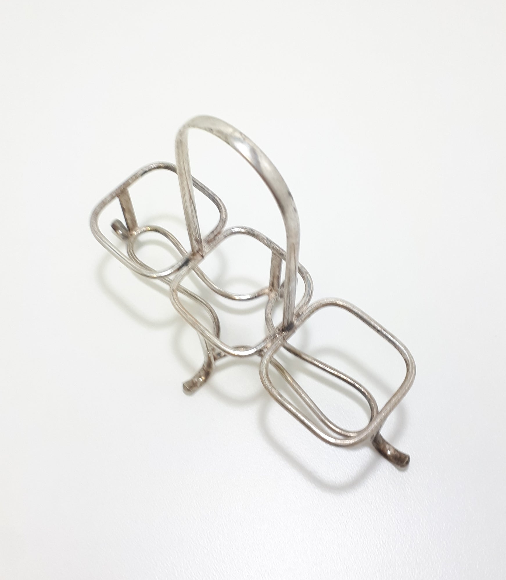 Vintage Silver Plated Cruet Stand
