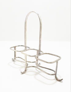 Vintage Silver Plated Cruet Stand
