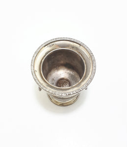 Vintage Silver Plated Lions Head Toothpick Holder