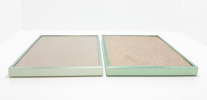 Contemporary Set Of Two Classique Metallic Photo Frames