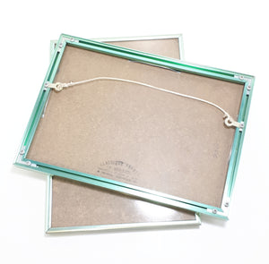 Contemporary Set Of Two Classique Metallic Photo Frames