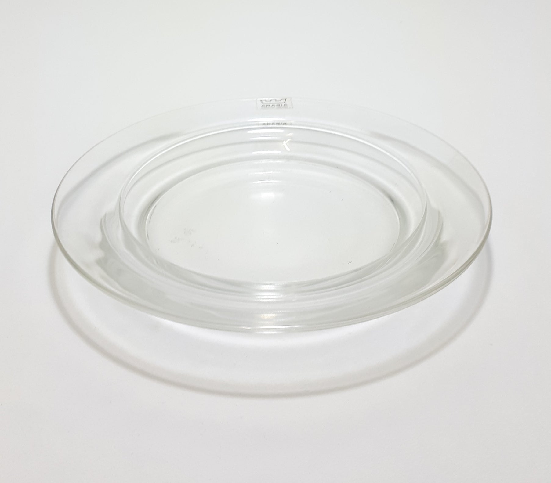 Rare Vintage 1971-1975 Arabia Clear Glass Bottle Coaster