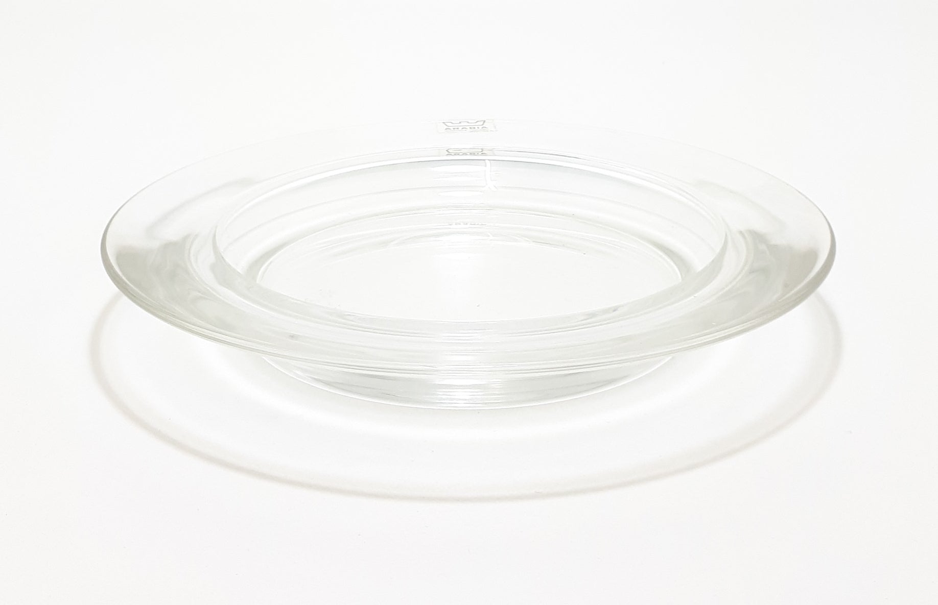 Rare Vintage 1971-1975 Arabia Clear Glass Bottle Coaster