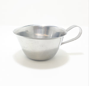 Vintage Stainless Steel Creamer / Milk Jug With Flared Rim