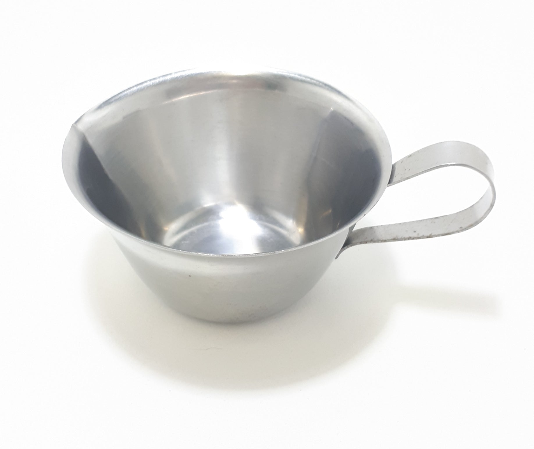 Vintage Stainless Steel Creamer / Milk Jug With Flared Rim