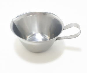 Vintage Stainless Steel Creamer / Milk Jug With Flared Rim